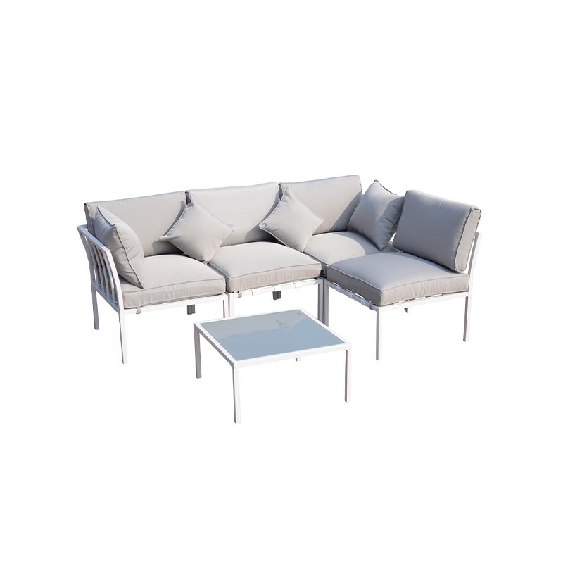 Plastic Panels With Seat Backs Corner Sofa Iron Patio Furniture Set