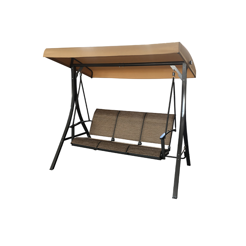 Textilene Seat Breathable Easy Clean Spacious 3 Seat Porch Swing