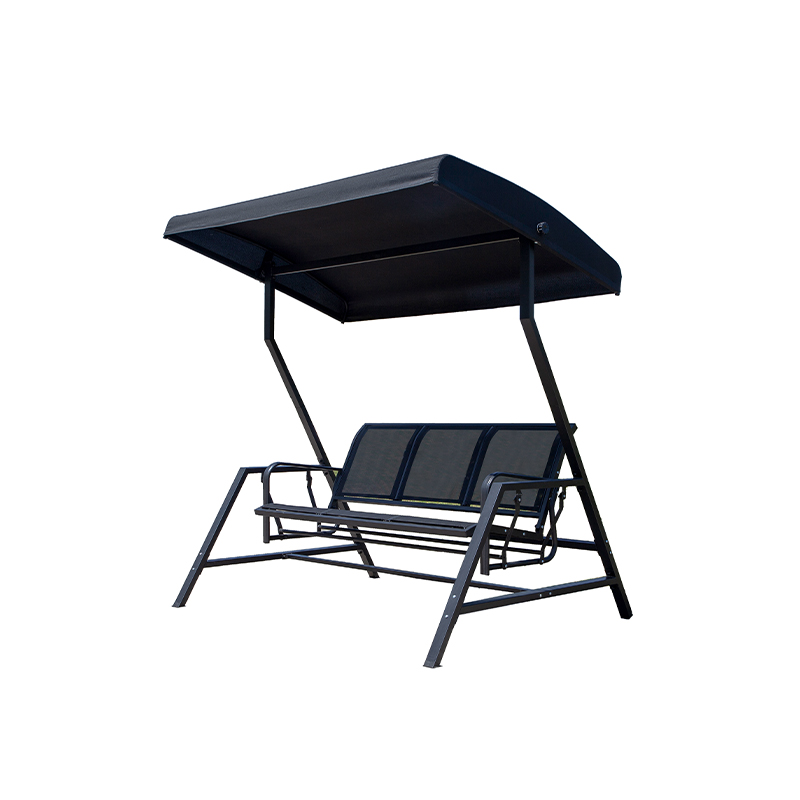 Waterproof Durable Textilene Seat Garden Patio 3 Seat Porch Swing