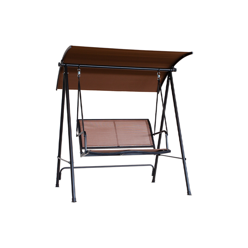 Canopy Textilene Breathable Seat 2 Seat Porch Swing Chair
